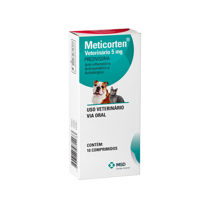 Meticorten 5mg 10 Comprimidos