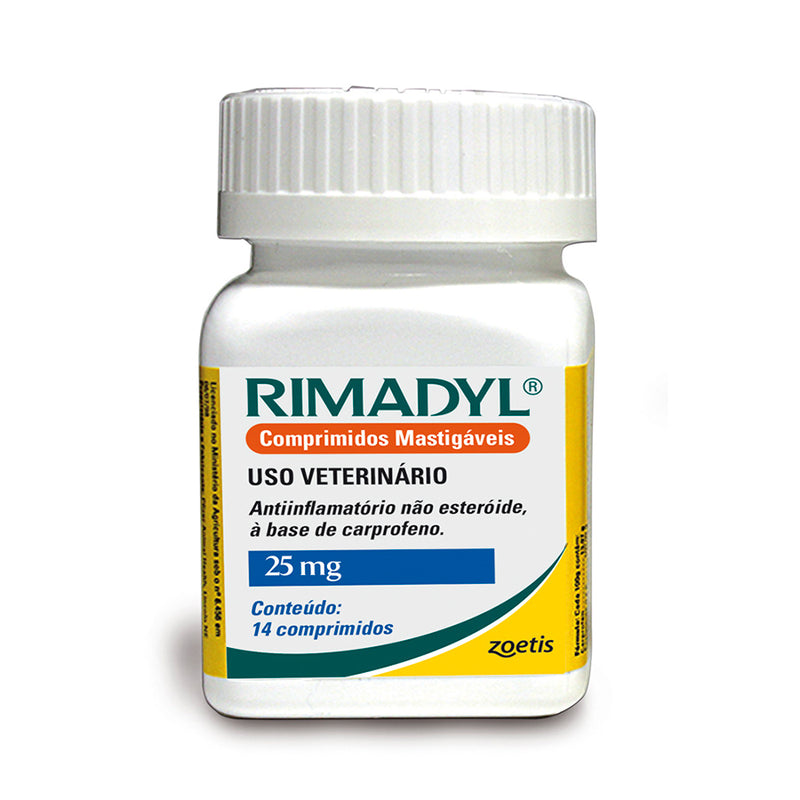 Rimadyl Zoetis 25mg 14 Comprimidos
