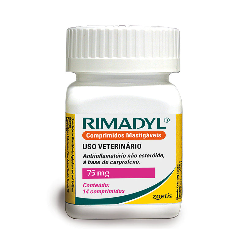 Rimadyl Zoetis 75mg 14 Comprimidos