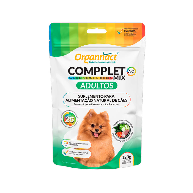 Suplemento Organnact Compplet Mix para Cães Adultos 120 g