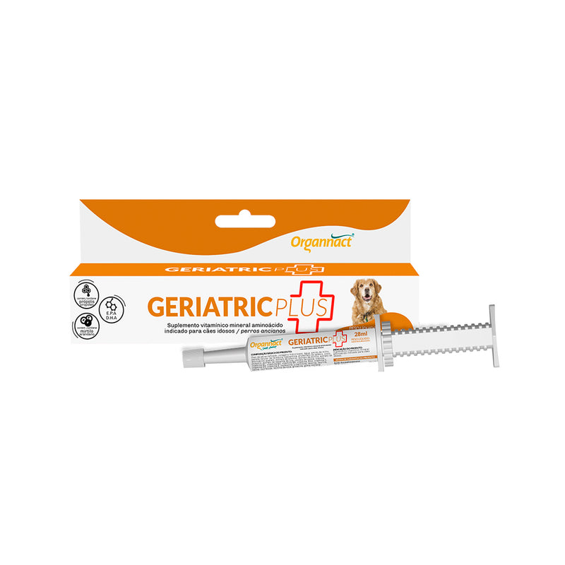 Suplemento Organnact Geriatric Plus para Cães Idosos 28 ml