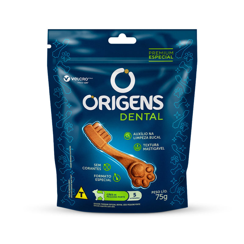 Snack Origens Dental P para Cães de Porte Pequeno
