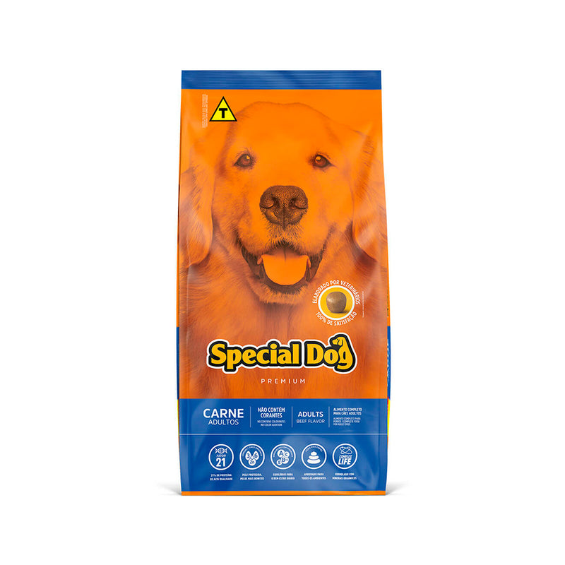 Ração Special Dog Premium Carne para Cães Adulto 20kg