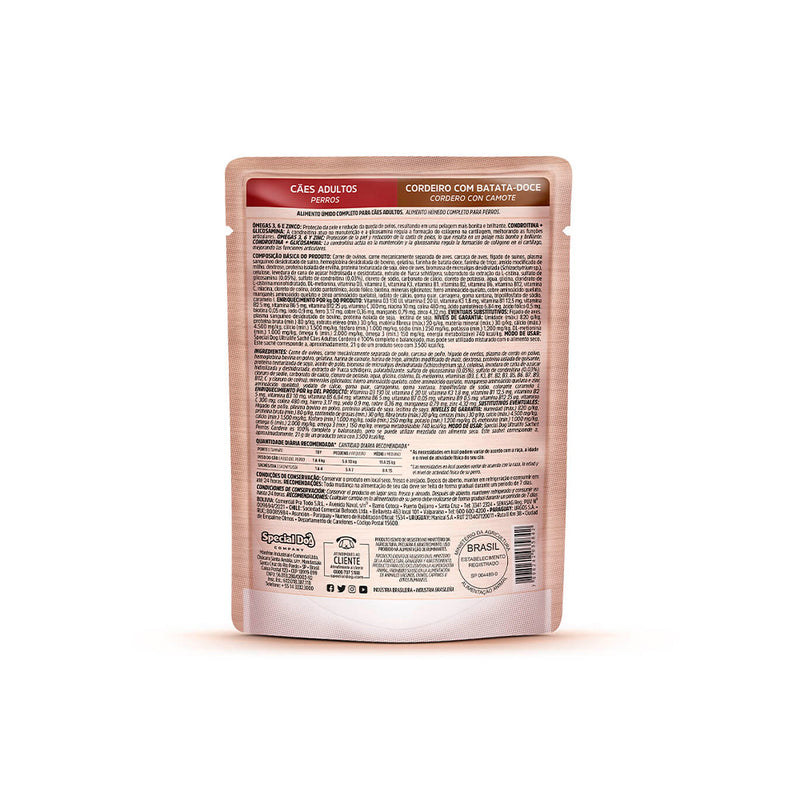 Special Dog Sache Adultos Cordeiro