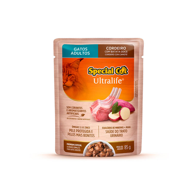 Special Cat Ultralife Sache Adultos Cordeiro