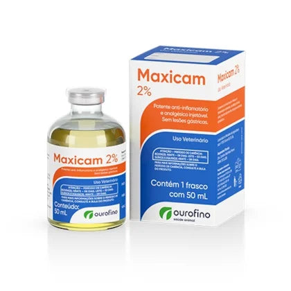 Maxicam 2% Injetável - Ourofino - 50 Ml