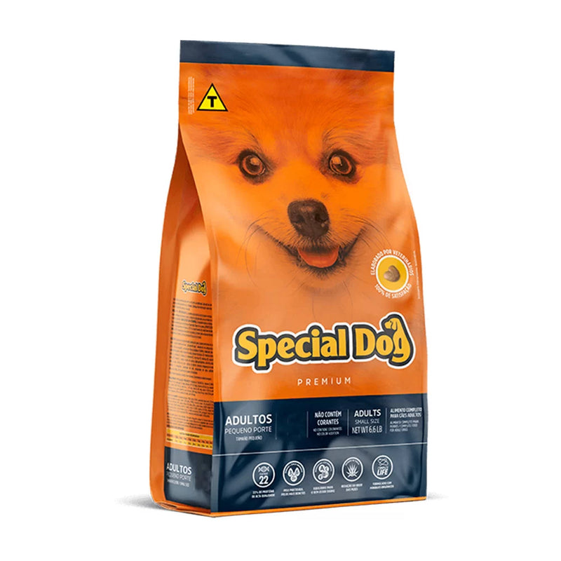 Ração Special Dog Para Cães Adultos Raças Pequenas Sabor Carne 10,1kg