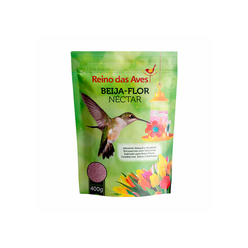 Ração Reino das Aves Néctar para Beija-flor - 400g