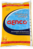GENCO, Sulfato de Alumínio para Piscina com 2Kg