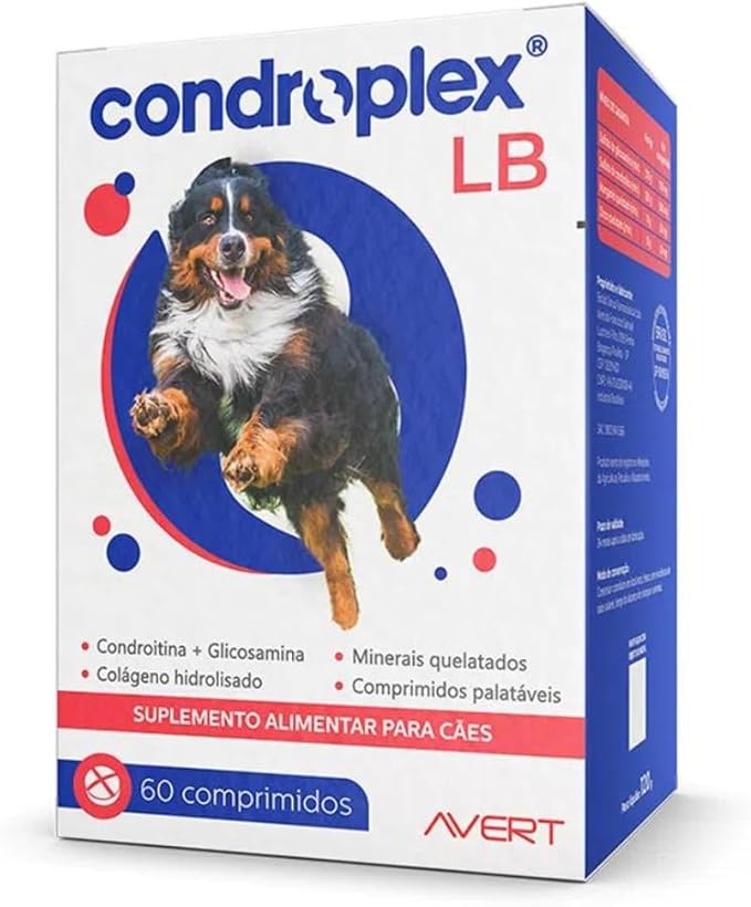 Suplemento Condroplex LB 120g Avert c/ 60 Comprimidos