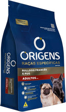 Origens Ração Raças Especificas Para Bulldog Francês E Pug Adultos - 10 1Kg