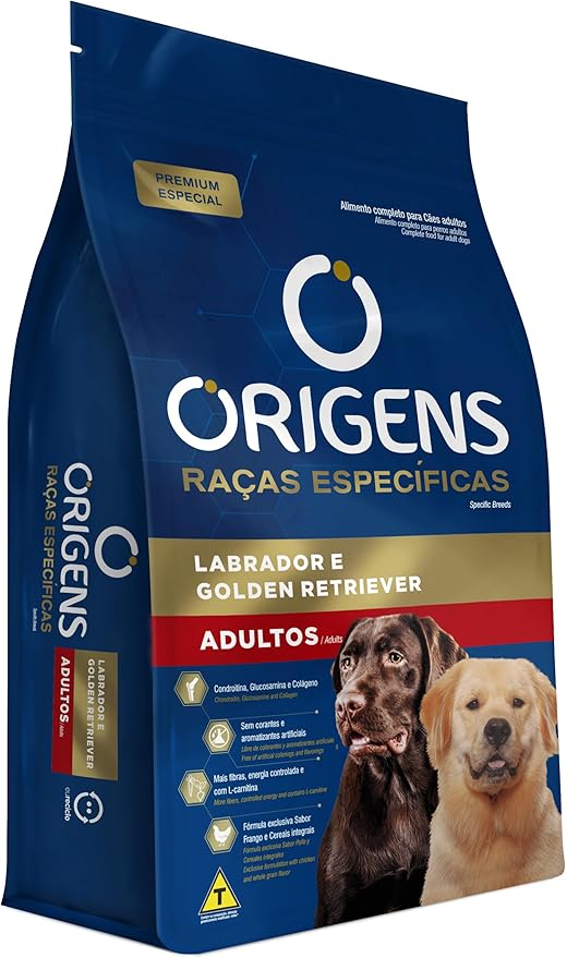 Adimax Origens Cães Adultos Labrador E Golden Retriever