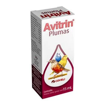 Avitrin Plumas Suplemento para Pássaros 15 ml