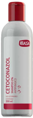 Shampoo Antifúngico Ibasa Cetoconazol para Cães e Gatos