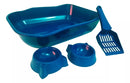 Kit Bandeja Caixa De Areia Para Gatos 3 Peças
