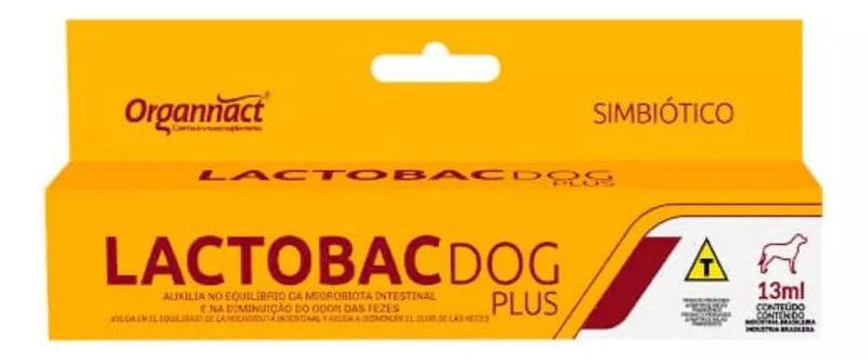 Lactobac Dog Plus 13ml Probióticos Equilíbrio Intestinal