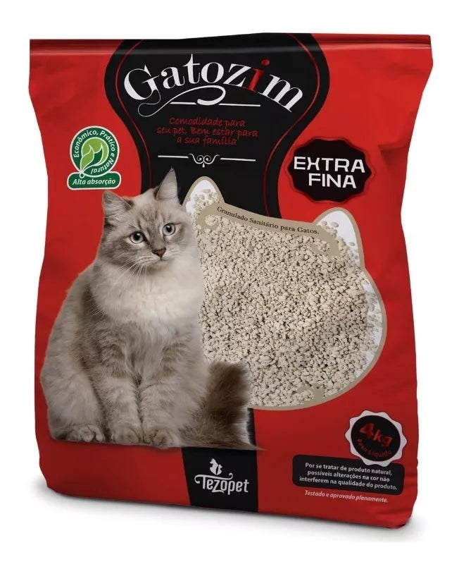 Areia Sanitária Para Gato - Gatozim 4kg