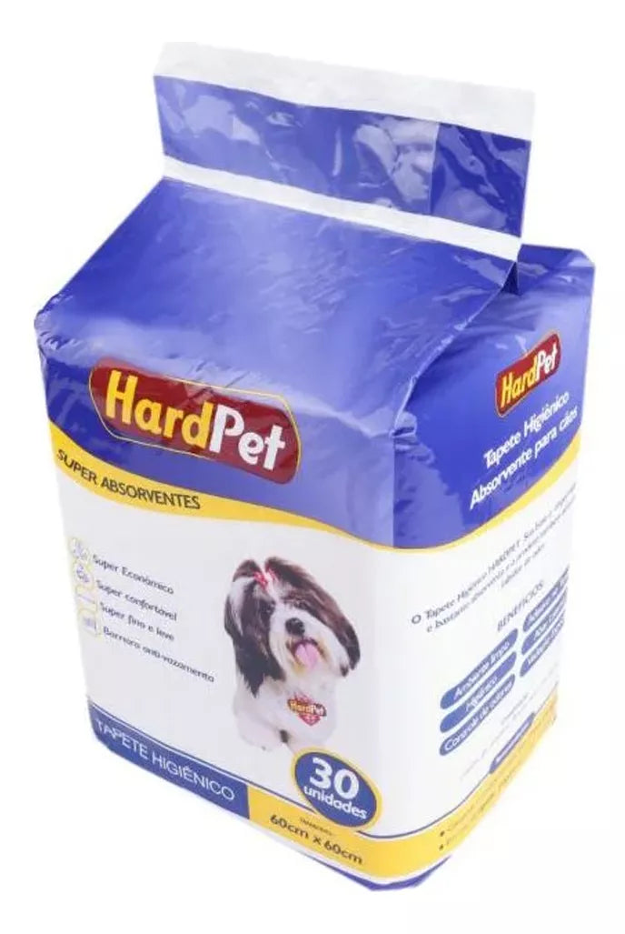 Tapete Higiênico Hard Pet com 30 Unidades