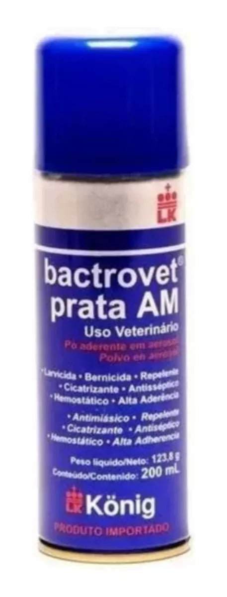 Bactrovet Spray Konig Prata Am - 200ml