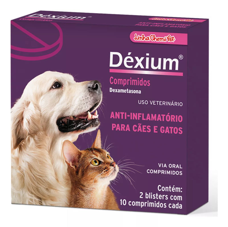 Anti-alergico Coceira Cães Dexium 20cp