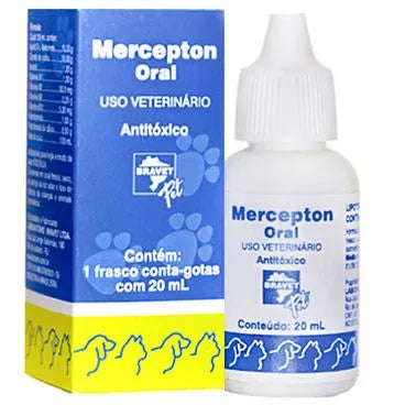 Mercepton Gotas Oral para Cães e Gatos 20 ml