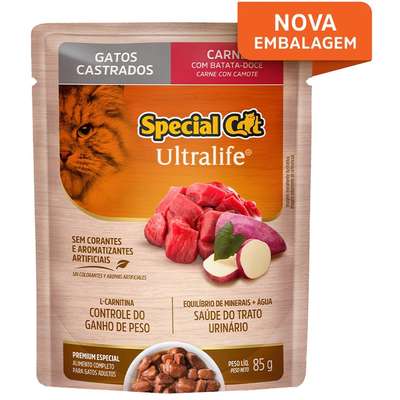 Special Cat Sache Castrado Carne 85gr