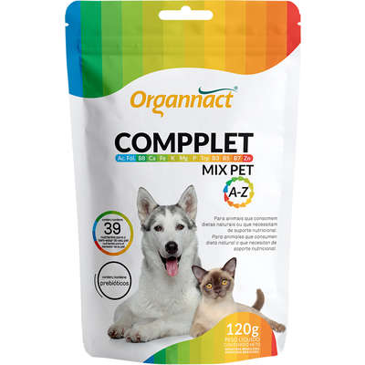 Suplemento Vitamínico Organnact Compplet Mix Pet A-Z