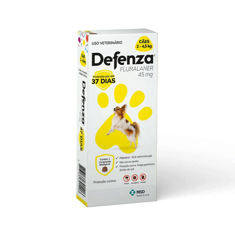 Defenza Cães de 2 a 4,5 kg