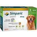Antipulgas Para Cães Simparic 80mg 20,1-40kg 3 Comprimidos